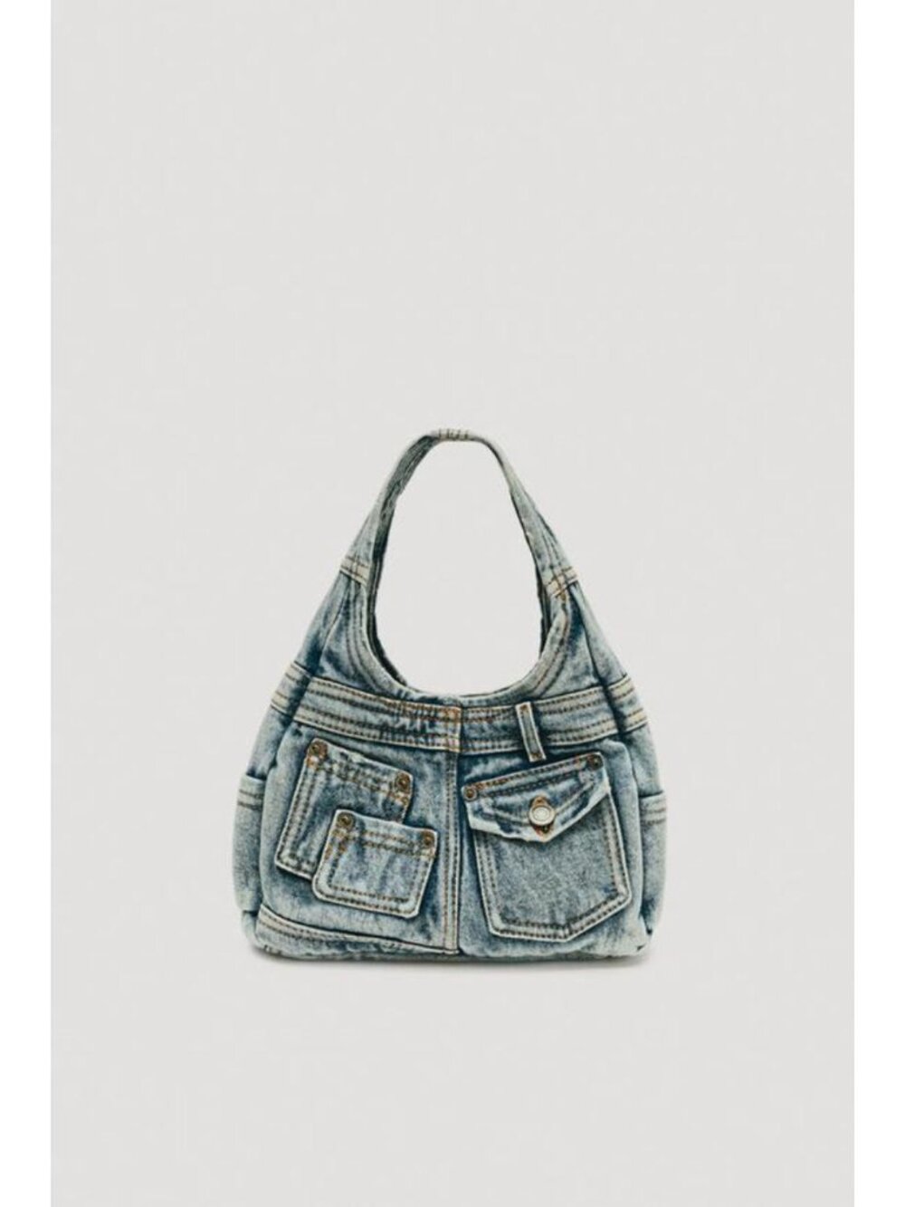 ZARA LIMITED EDITION DENIM BAG - Picture 7 of 8